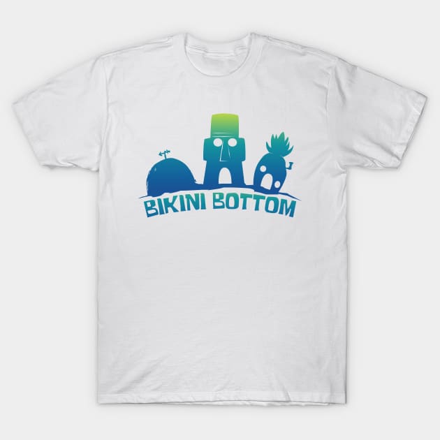 Bikini Bottom T-Shirt by RezhaHardrocker